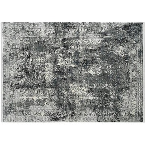 meinTeppich Teppich  Palermo ¦ grau ¦ Synthetische Fasern ¦ Maße (cm): B: 67 H: 0,8