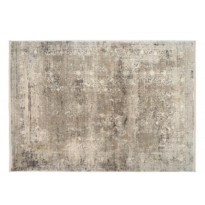meinTeppich Teppich Palermo - grau - Synthetische Fasern - 140 cm - 0,8 cm | Möbel Kraft