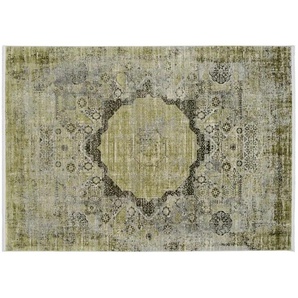 meinTeppich Webteppich Color Creek - grün - Synthetische Fasern - 140 cm | Möbel Kraft