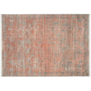 meinTeppich Webteppich Color Sioux - rot - Synthetische Fasern - 140 cm - 0,8 cm | Möbel Kraft