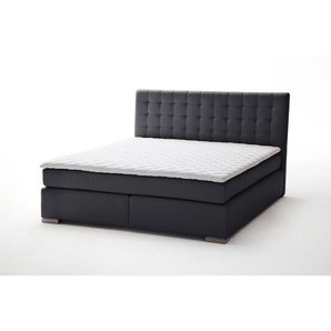 Meise Möbel Lenno Boxspringbett Metallfuß/Stoff Kunstleder 100%
