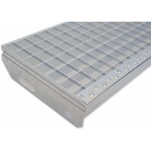 Meiser - Press Industriestufe Gitterroststufe 800x240 mm mw 30/30 ts 30/2