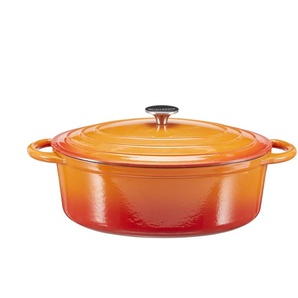 Meisterkoch Bräter OPUS - orange - Gußeisen - 33,5 cm - 11,8 cm | Möbel Kraft