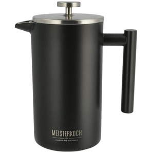 Meisterkoch Kaffeepresse  CENA - schwarz - Edelstahl, Körper und Griff aus rostfreiem Edelstahl - 12,5 cm - [22.0] | Möbel Kraft