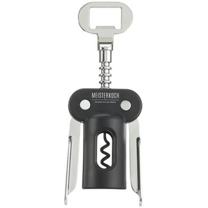 Meisterkoch Korkenzieher OPTIMUS - schwarz - Metall - 5 cm - 18 cm - cm 4,0 | Möbel Kraft