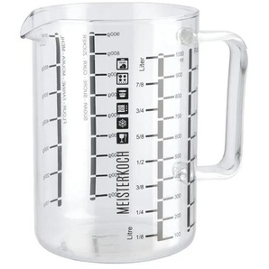 Meisterkoch Messbecher 1L Optimus - transparent/klar - Glas - 15 cm - 10.6 | Möbel Kraft