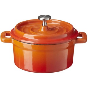 Meisterkoch Minitopf  OPUS ¦ orange ¦ Gußeisen ¦ Maße (cm): H: 4,8  Ø: 10