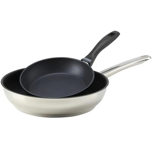 Meisterkoch Pfannenset OMNI - schwarz - Edelstahl,Aluminium | Möbel Kraft