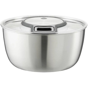 Meisterkoch Salatschleuder  OPTIMUS ¦ silber ¦ Edelstahl,Kunststoff ¦ Maße (cm): H: 14,5  Ø: 27