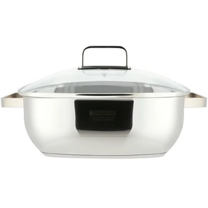 Meisterkoch Schmortopf OMNI 28 cm - Edelstahl,Glas - 28 cm - 10 cm | Möbel Kraft