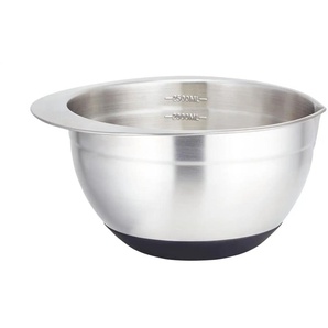 Meisterkoch Schüssel 2 5 Liter   ¦ silber ¦ Edelstahl ¦ Maße (cm): H: 12  Ø: 20