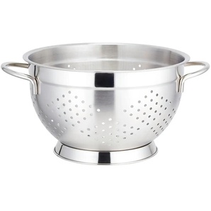 Meisterkoch Seiher 26 cm - silber - Edelstahl - 15,5 cm - 26.0 | Möbel Kraft