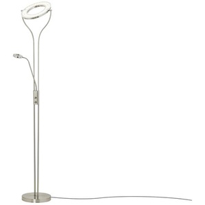 Meisterleuchten LED-Deckenfluter  2-flammig Chrom   ¦ silber ¦ Maße (cm): B: 35,5 H: 178 T: 29.0