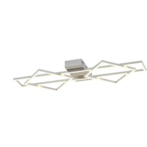Meisterleuchten LED-Deckenleuchte Alu-matt - silber - Materialmix - 76,5 cm - 7 cm - cm 30,5 | Möbel Kraft