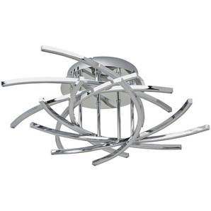 Meisterleuchten LED-Deckenleuchte  chrom   ¦ silber ¦ Maße (cm): H: 20  Ø: 59