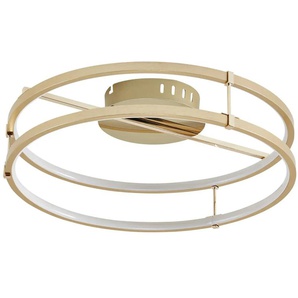Meisterleuchten LED-Deckenleuchte   ¦ gold ¦ Maße (cm): H: 13,5  Ø: 45