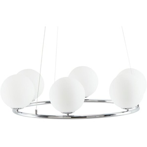 Meisterleuchten LED-Krone 6-flammig  chrom   ¦ silber ¦ Maße (cm): H: 150  Ø: 70