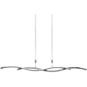 Meisterleuchten LED-Pendelleuchte  2-flammig  Chrom   ¦ silber ¦ Maße (cm): B: 98 H: 120 T: 8.5