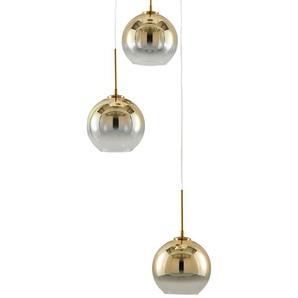 Meisterleuchten LED-Pendelleuchte  messing  Glas goldfarben beschichtet   ¦ gold ¦ Maße (cm): H: 150  Ø: 30