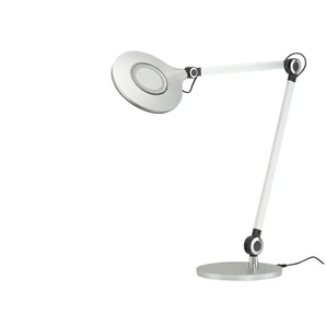 Meisterleuchten LED-Schreibtischleuchte 1-flammig silberfarben - silber - Materialmix - 20,1 cm - 49,7 cm - cm 20,1 | Möbel Kraft