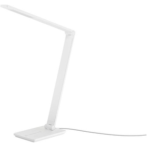 Meisterleuchten LED-Tischleuchte, 1-flammig, weiß - weiß - Materialmix - 40 cm - 43,5 cm - 11,6 cm | Möbel Kraft