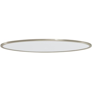 Meisterleuchten Smart Home-Deckenleuchte  oval   ¦ silber ¦ Maße (cm): B: 100 H: 5,5 T: 40.0