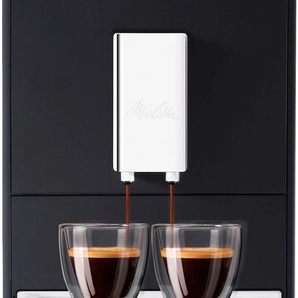 MELITTA Kaffeevollautomat Solo E950-201, schwarz Kaffeevollautomaten Perfekt für Café crème & Espresso, nur 20cm breit schwarz Kaffeevollautomat