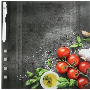 Memoboard 30x30 cm Ingredients | grau | 30 cm | 30 cm |