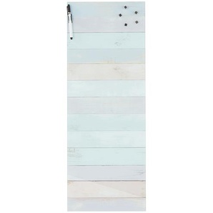 Memoboard 30x80 cm Colourful Wood | grau | 30 cm | 80 cm |