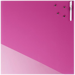 Memoboard 50x50 cm Pink | grau | 50 cm | 50 cm |