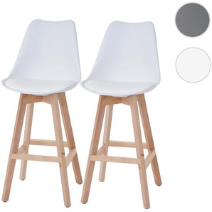 Mendler 2er-Set Barhocker Malmö T501, Retro Design ~ Variantenangebot 57359