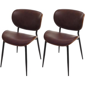 Mendler 2er-Set Esszimmerstuhl HWC-O45, Küchenstuhl Polsterstuhl, Bugholz Kunstleder (280g/m˛) Öko-Tex ~ Var 118235