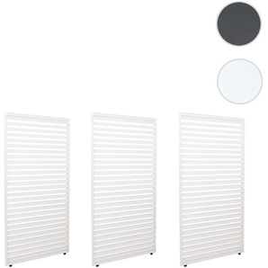 Mendler 3er-Set Aluminium Paneele für Pergola HWC-L46, Terrassenüberdachung, Lamellenpaneel Modul, 204x271cm 110502+110503