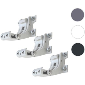 Mendler 3er-Set Wandhalterung für Markise T124, Wandkonsole Wandmontage Adapter ~ Variantenangebot 35606