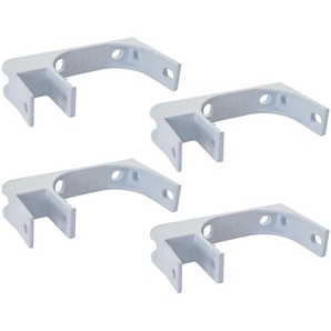 Mendler 4er-Set Deckenhalterung für Markise T792, Wandhalterung Deckenmontage Adapter ~ Variantenangebot 4x58543