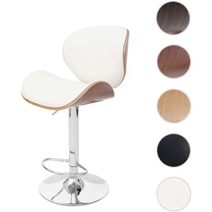 Mendler Barhocker Foxrock, Barstuhl, Holz Bugholz Retro-Design ~ Variantenangebot 50058