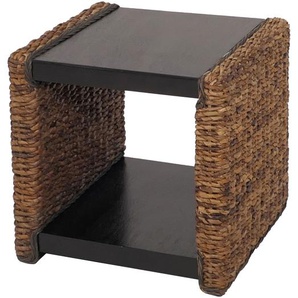 Mendler Beistelltisch Nachttisch Sitzhocker Lucca Rattan ~ Variantenangebot 27255