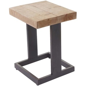 Mendler Blumenhocker HWC-A15, Blumenständer Pflanzentisch Holzhocker, Tanne Holz rustikal massiv MVG-zertifi 63801+0