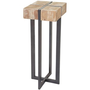Mendler Blumentisch HWC-A15, Beistelltisch Tisch Blumensäule, Tanne Holz rustikal massiv MVG-zertifiziert 10 56901