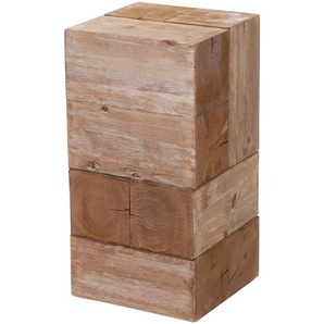 Mendler Blumentisch HWC-A15, Blumensäule Blumenständer, Tanne Holz rustikal massiv MVG-zertifiziert ~ Varian 61767