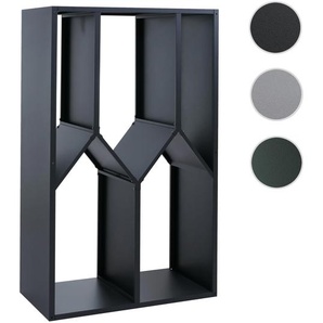 Mendler Brennholzlager HWC-P76, Kamin-/Feuerholzregal Holzlager Holzunterstand Outdoor Metall 160x95x50cm ~ 199740+199741