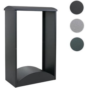 Mendler Brennholzlager HWC-P77, Kamin-/Feuerholzregal Holzlager Holzunterstand Outdoor Metall 160x98x50cm ~ 199768+199769
