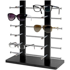 Mendler Brillenständer Vendee, Brillenhalter Brillendisplay für 12 Brillen, 42x39cm ~ Variantenangebot 45453