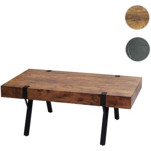 Mendler Couchtisch HWC-L54, Wohnzimmertisch Beistelltisch Sofatisch, Metall 43x110x60cm ~ Variantenangebot 99740