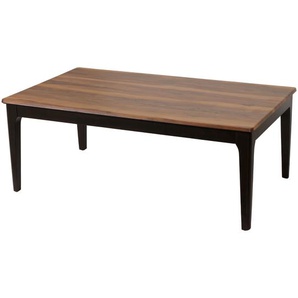 Mendler Couchtisch HWC-M55, Beistelltisch Sofatisch, Massiv-Holz HDF Laminat Melamin 46x120x70cm Sheesham Ho 104648