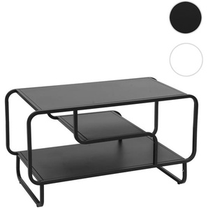 Mendler Couchtisch HWC-O49, Wohnzimmertisch Tisch, Industrial 3 Ablagen, Metall 45x80x40cm ~ Variantenangebo 159168
