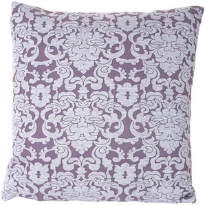 Mendler Deko-Kissen Barock, Sofakissen Zierkissen mit Füllung, lila 45x45cm ~ Variantenangebot 51874