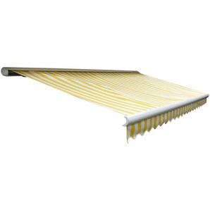 Mendler Elektrische Kassetten-Markise T123, Vollkassette Volant 4,5x3m ~ Variantenangebot 34284+34295+34432+34303