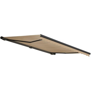 Mendler Elektrische Kassetten-Markise T124, Vollkassette Volant 5x3m ~ Variantenangebot 58277+34295+58312+34310