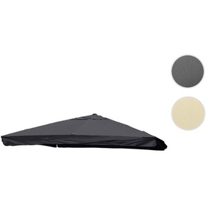 Mendler Ersatz-Bezug für Luxus-Ampelschirm HWC-A96 mit Flap, Schirmbezug Ersatzbezug, 3,5x3,5m (Ř4,95m) Poly 70129